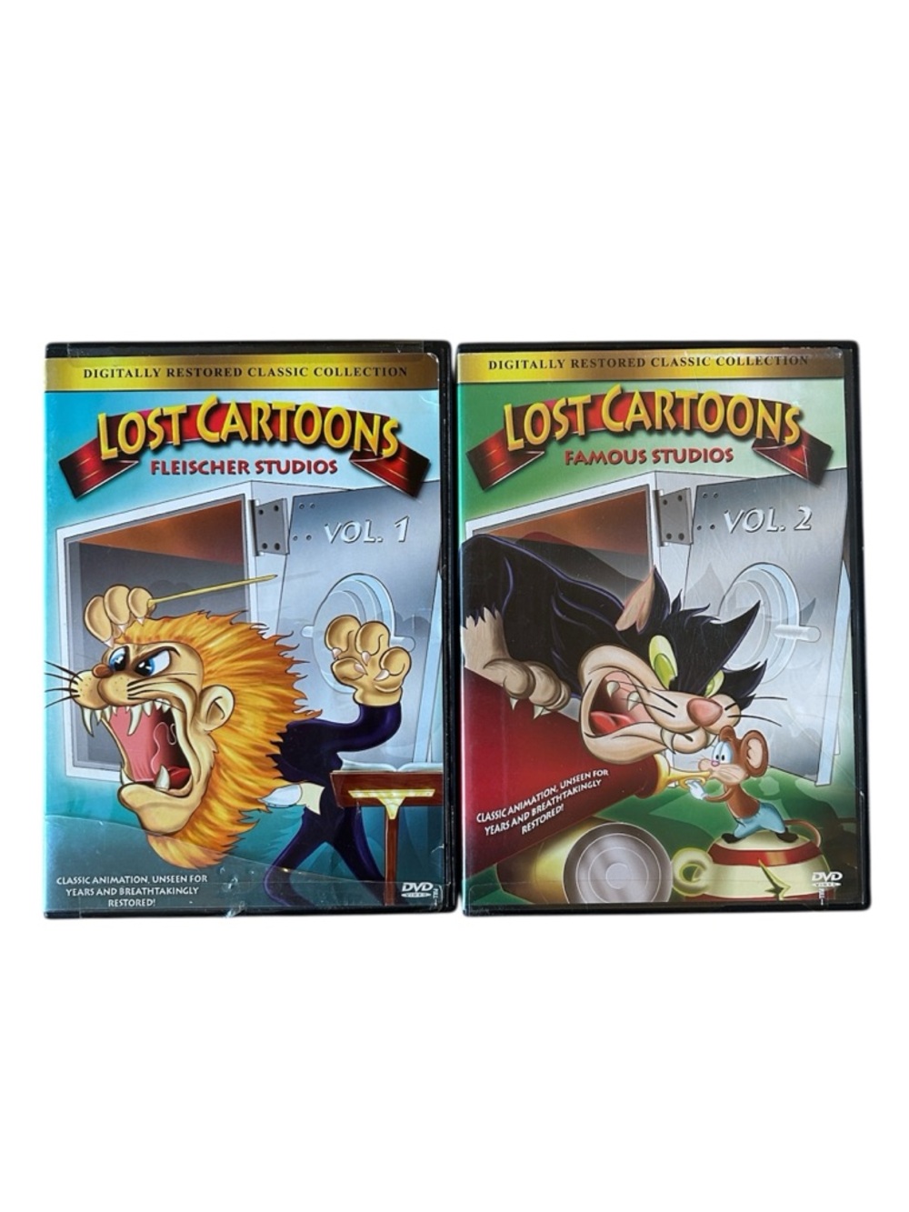 Lost Cartoons Vol 1 & 2 Famous Studios Good Times Entertainment DVD 2005